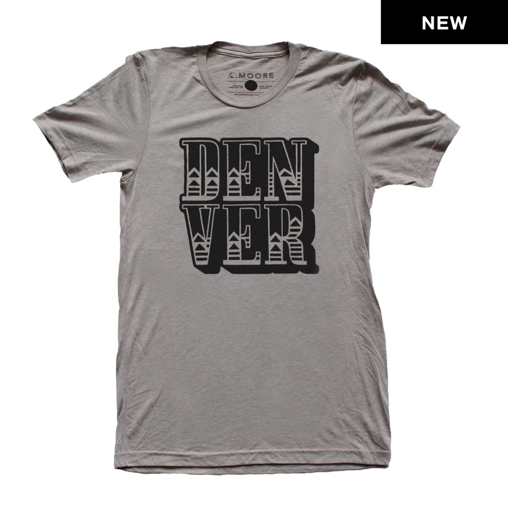 NEW The Denver Tee - Gray